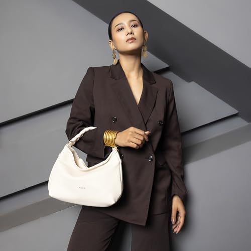 Image of EXOTIC Luna Braided Sling Bag for Women | Soft Structured Hobo Bag | Adjustable Strap | Multi Pocket | Elegant Everyday Purse
