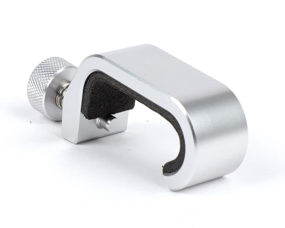 MOTONOSTRA Halteklemme Gepäckträger CNC, silber universal kompatibel für Vespa GTS 125ie Super, GTS 250 Touring, ABS, GTV 300 IGET
