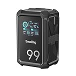 SMALLRIG V Mount Battery X99, 99Wh / 6800mAh V Mount Battery, 100W Output 2H Full Charge, Dual D-TAP, USB-C, DC Ports, APP Control, 2.0" Touchscreen, for Camera, Camcorder, Monitor, Light - 4984