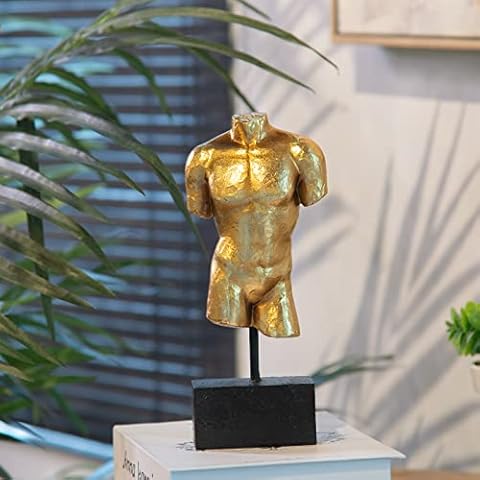 Guichifun Skulpturen Heimdekoration Büste männliche Statue Cover