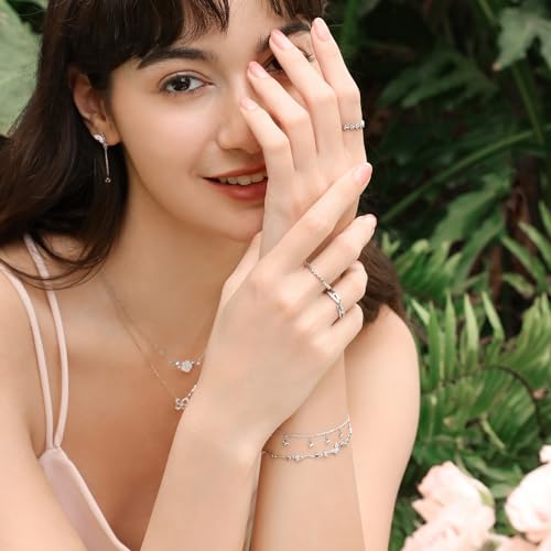 Bague feuilles en argent 925 Meissa, le cadeau idéal ajustable pour elle
