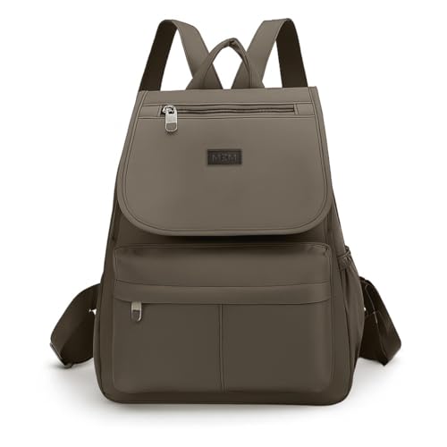 Mochila Pequena Feminina Bolsa Grande Casual Trabalho Escola Colegial Moda Bolso Para Tablet (MARROM)