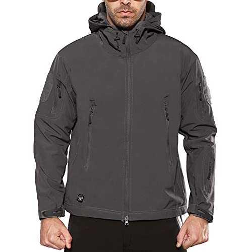ANTARCTICA Mens Outdoor Waterproof Soft Shell Hooded Military Tactical Jacket