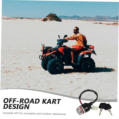 Interruptor de encendido con llave para moto ATV Quad y Kart 5