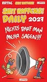 Shit happens Daily! - Tagesabreißkalender 2027: 1 Tag 1 Seite, Kalender im Hochformat zum Aufstellen | Tischkalender mit täglich neuen Ruthe-Cartoons