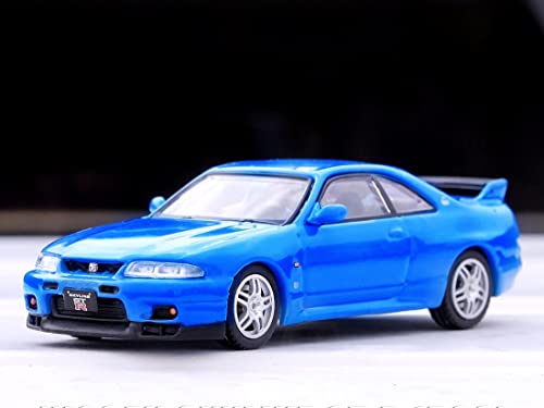 Modelo Diecast Skyline GT-R R33 1:64 Azul