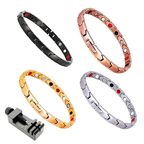 Imagineitem Bracelet, Magnetic Lymph Detox Bracelet, Lymphdrainage Magnetisches Armband,Magnetisches Lymph-Entgiftungs-Armband,Magnetisches Schlankheitsarmband Energie Armband,2Pcs (4Pcs) Cover