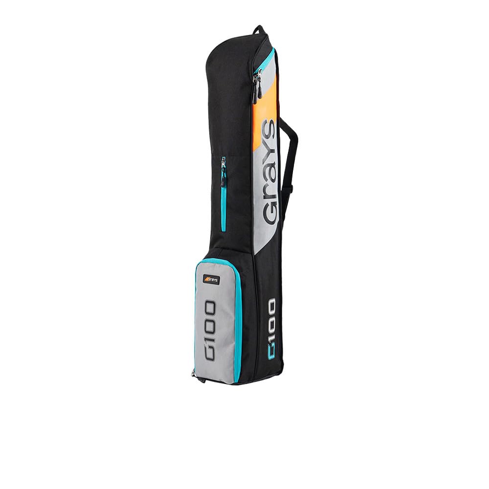 GRAYS Hockey G100 Stickbag AW23, noir/argent/bleu, M