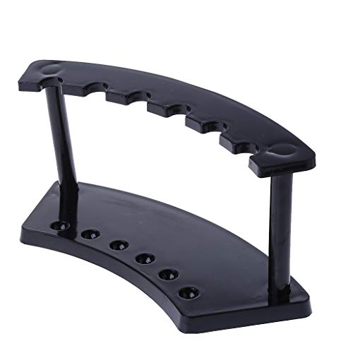 MAGELIYA Potlood Houder, 6 Slots Penseelhouder Bureau Stand Display Rack Zwart voor pennen, Penselen, Markers, Make-up… - Image 6