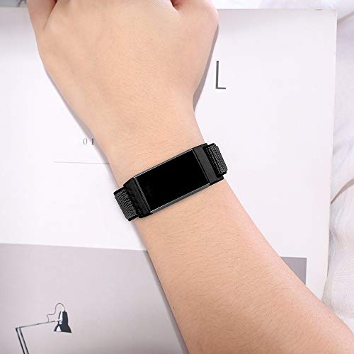 YOUKEX Pulseira de relógio de nylon compatível com pulseira Fitbit Charge 3/Fitbit Charge 4/pulseira