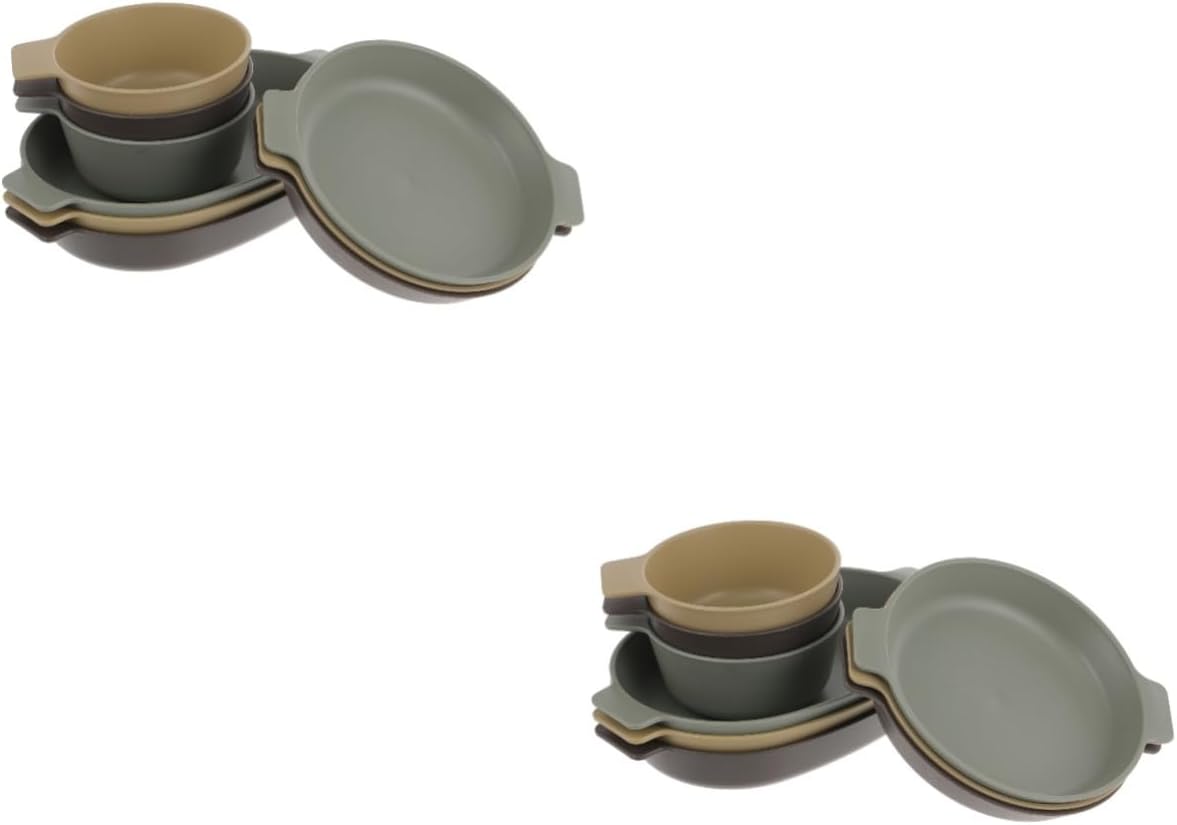 Plastic Plate Outdoor Plates Cutlery Camping Plate Plastic