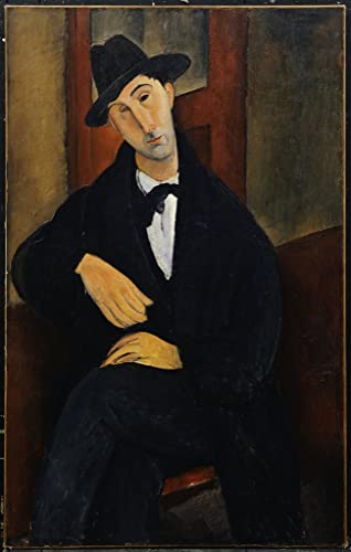 Affiche Toile Portrait de Mari par Modigliani - Art Reproduction Impression 60x90cm
