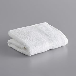 Premium Ring-Spun Cotton Hand Towel, 16 x 30 inches, White