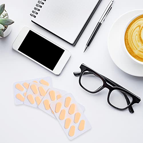 Healifty 40 pares de protetores de nariz antiderrapantes de silicone macio, acessórios para óculos d