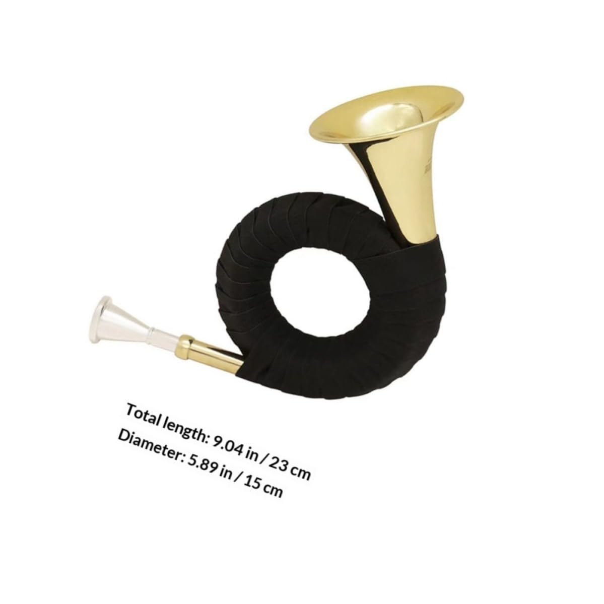 Embouchure de Waldhorn en Laiton Portable pour Professionnels et Amateurs Son Naturel et Haute Qualité, pour Jouer Partout à Tout Moment Couleur Aléatoire