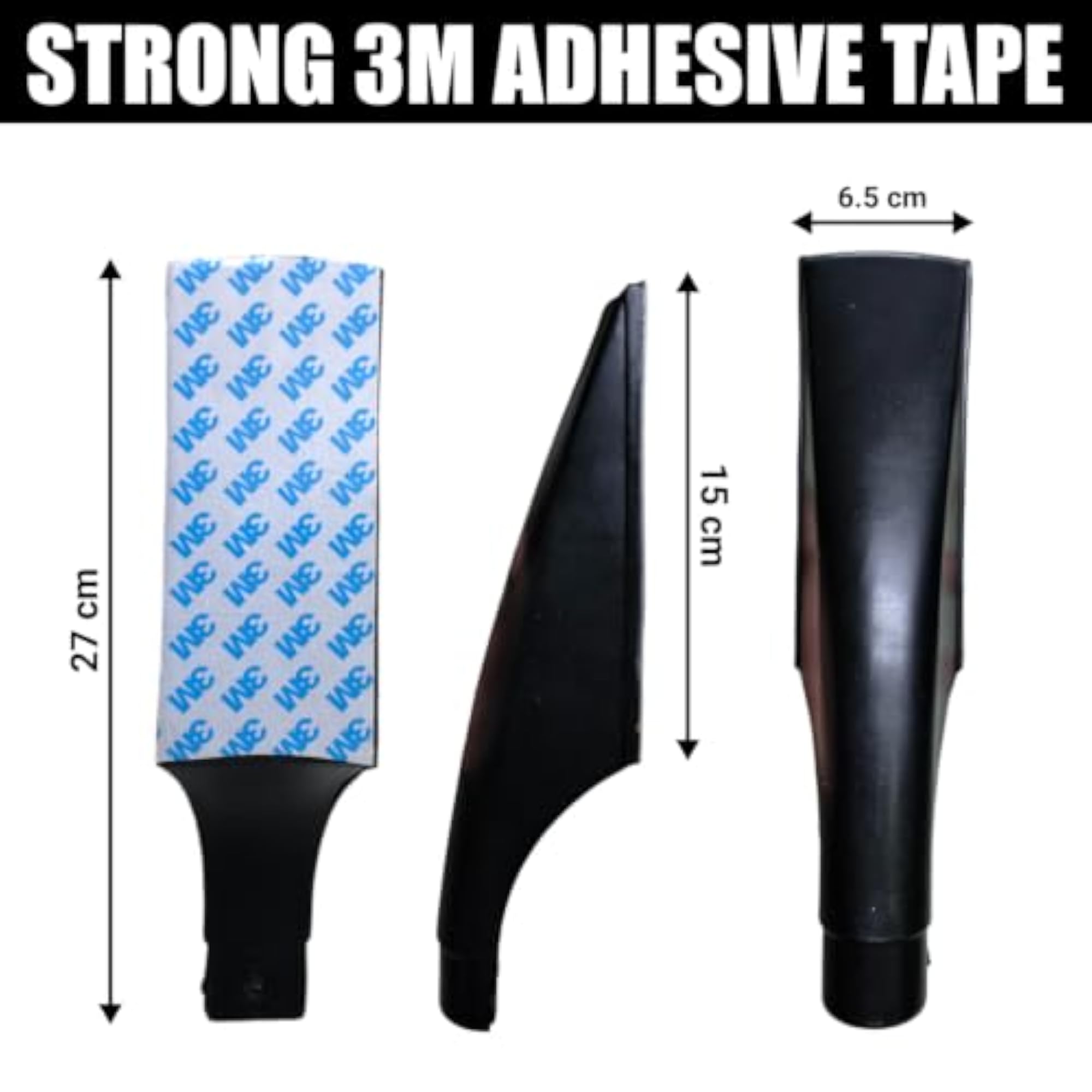 Universal Car Roof Rails, Metal + ABS Plastic Build