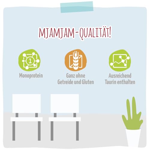MjAMjAM VetCat - Premium Nassfutter für Katzen - Diät - Niere - Renal - Huhn, 6er Pack (6 x 200g), getreidefrei