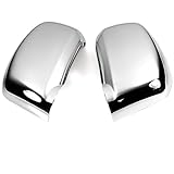 Triple Chrome Mirror Cover Trims For 2005 2006 2007 2008 2009 2010 Nissan Versa Tiida Latio