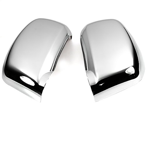Triple Chrome Mirror Cover Trims For 2005 2006 2007 2008 2009 2010 Nissan Versa Tiida Latio