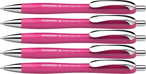 Schneider Slider Rave XB édition limitée rose stylo bille haut de gamme encre bleue