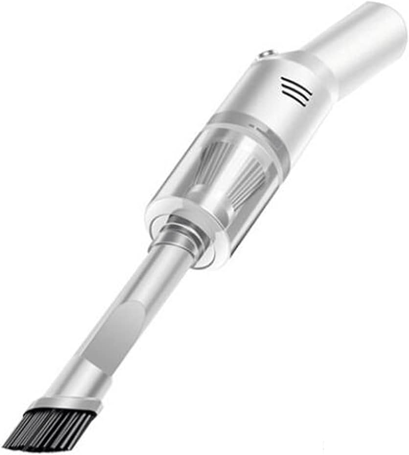 Hand held Vacuum Handheld Car Vacuum Cleaner for Home Portable Vacuum Cleaner for Car Dry Cleaning (Color : White)