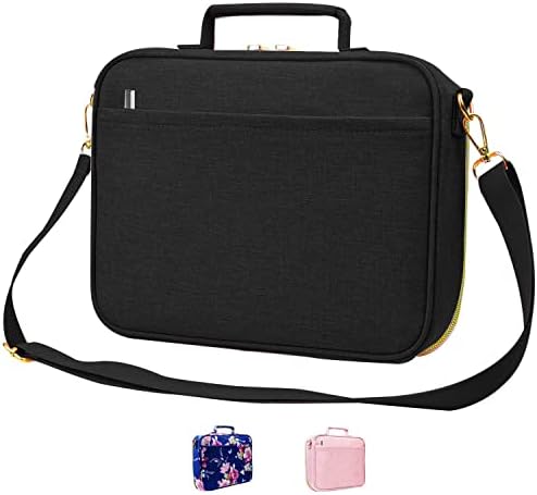 ATDIAG Bible Cover for Women,Carrying Book Case Church Bag Bible Protective with Handle and Zippered Pocket Adjustable Shoulder Strap,Perfect Gift for Women Men Girls Kids