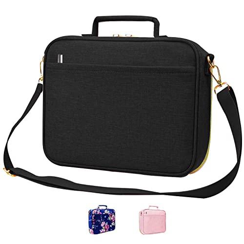 Atdiag Bible Cover For Women,Carrying Book Case Church Bag Bible Protective With Handle And Zippered Pocket Adjustable Shoulder Strap,Perfect Gift For Women Men Girls Kids #TOP16