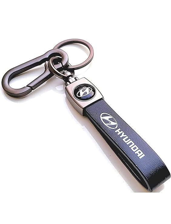 Iconic Keychains Key Cover, Compatible with Hyundai I20, I20 Elite, Verna, Xcent, Venue, 3 Button Flip Key, Black-image-41