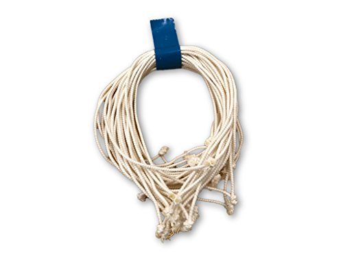 Clucker-Truss Elastic Gourmet Trussing Strings; 6 Inch White Heavy Duty (Pack of 60)