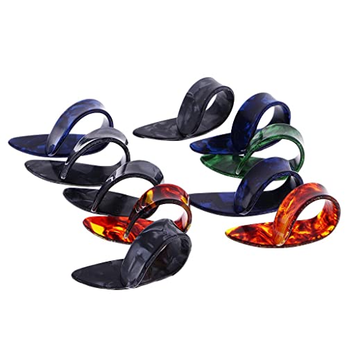 Qianly 10 Pièces Médiator Médiator Médiator Ongles Celluloïd pour Électrique & - Les Beatles, Paul McCartney, John Lennon, RIngo Starr, George Harrison Qianly 10 Pièces Médiator Médiator Médiator Ongles Celluloïd pour Électrique & – Image 7