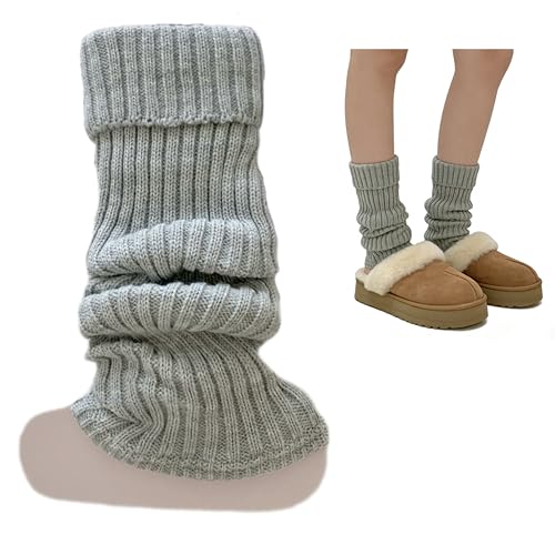 Image of Knitted Leg Warmers,womens leg warmers,Socks Long Yoga Ankle Warmers Women's Wool Warm Boot Socks