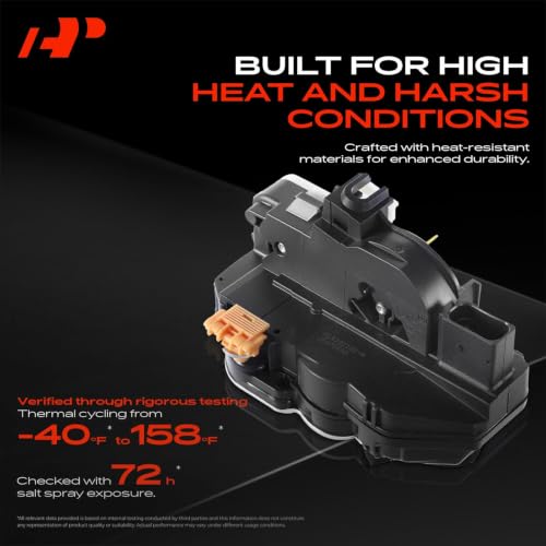 Image of A-Premium Rear Left Driver Side Door Lock Actuator Compatible with Cadillac SRX 2010-2016 & Chevrolet Chevy Volt 2011-2015, For Model with Anti-Theft System