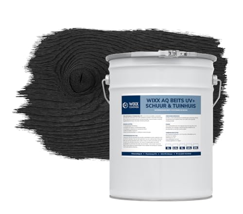 Wixx AQ Schuur en Tuinhuis Beits UV+ - Zwart - 2,5L