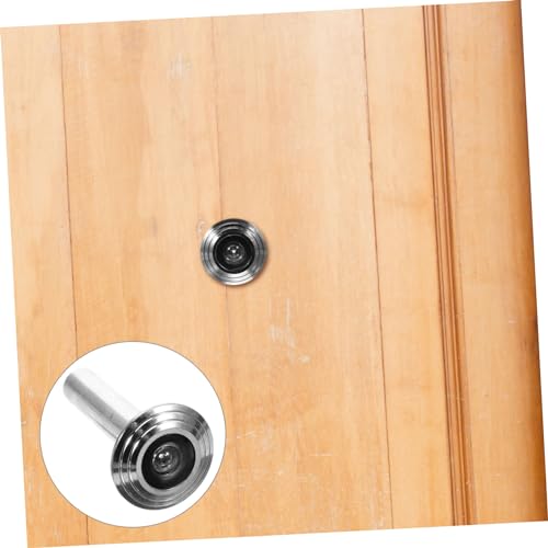 POPETPOP Mirilla para Puerta con Diseño Anti-Robo y Privacidad para Hogar y Apartamento Accesorio de Mira de Puerta de Metal miniatura 5