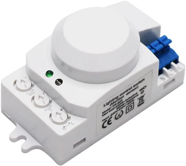 1pc 5.8ghz HF 220V LED Oven System 360 Degree Radar Motion Body Sensor Light Switch Body Motion Detector Microwave Sensor Switch - (Color: Sensor Switch/Voltage: 5 PCS)