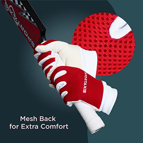 Sportaxis WICKET CHAMOIS GLOVES 100% Cotton Inner Gloves For Cricket Batting And Wicket Keeping thumb #3