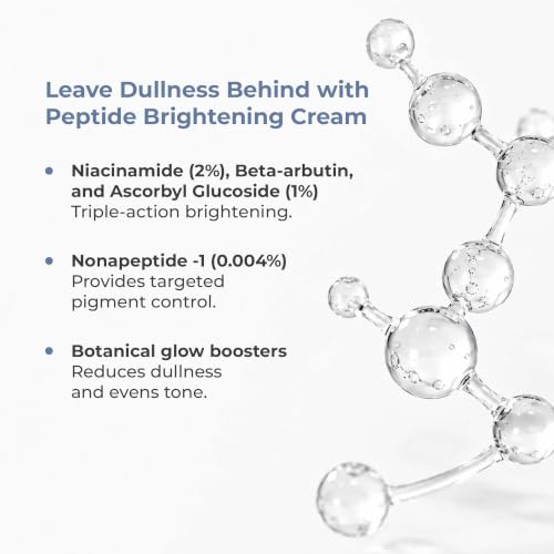 Image of in.skin Skin Brightening Cream with Nonapeptide-1, Niacinamide & Vitamin C | Reduces Dark Spots & Pigmentation | Evens Skin Tone & Boosts Radiance | Nanoplex Technology | For All Skin Types (Blue, 10 gm)