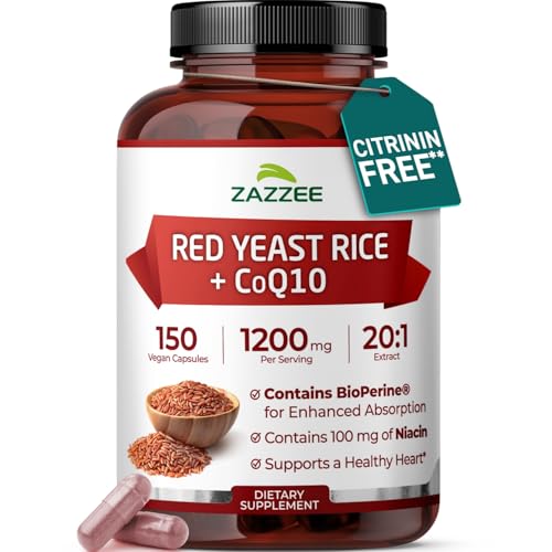 Extra Strength Red Yeast Rice with CoQ10 -...