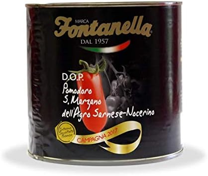 Peeled Tomatoes "San Marzano D.O.P." Gr 3000 - Fontanella - Box 6 Pieces