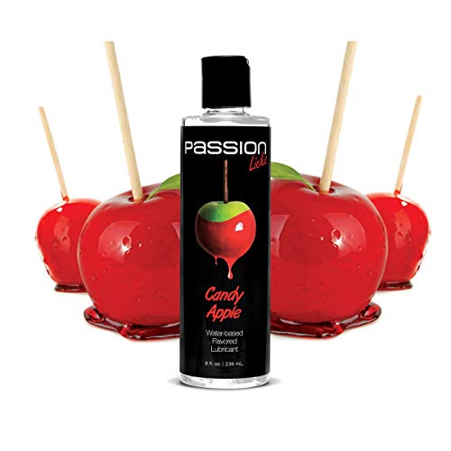 Passion Lubes Licks Water Based Flavored Lubricant, Candy Apple