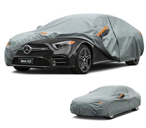 Image of Kayme Heavy Duty Car Cover Custom Fit Mercedes Benz CLS CLS500 CLS550 CLS450 CLS55 CLS63 AMG (2004-2026), Waterproof All Weather for Automobiles, Full Exterior Covers Sun Rain UV Protection.