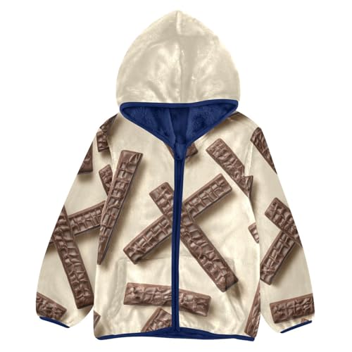 Chocolate Coated Crispy Wafer Sticks Girls Fleece Jacket Girls Fall Jacket Girls Zip Up Hoodie Girls Sherpa Jacket 2-10T