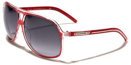 Biohazard Optics New Mens Driving Riding Retro Aviators (RED)