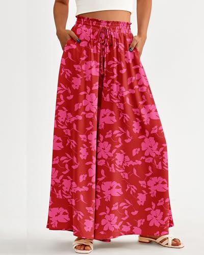 BTFBM High-Waisted Wide-Leg Palazzo Pants with Pockets — view 2