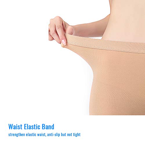 image for SWOLF Compression Pantyhose Women Men, 20-30 mmHg Graduated Firm Suppo