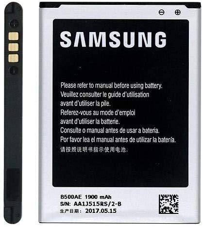 GLITZY GIZMOS100% NEW GENUINE ORIGINAL AUTHENTIC SAMSUNG® BATTERY B500BU / B500BU / B500AE 1900 mAh 3.8V 7.22Wh FOR SAMSUNG® GALAXY S4 IV MINI i9190 i9192 i9195 i9198 (NON - RETAIL PACKAGING - BULK PACKED)