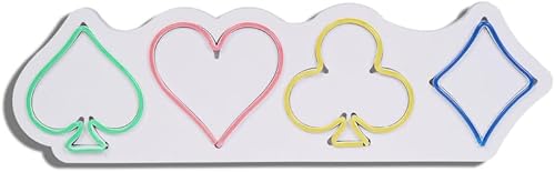 Miniatura 8 de Cartel de neón de Gambler Poker, hecho a mano, con luz de neón LED, para decoración de pared para sala de juegos, deportes, bar, sala de estar,