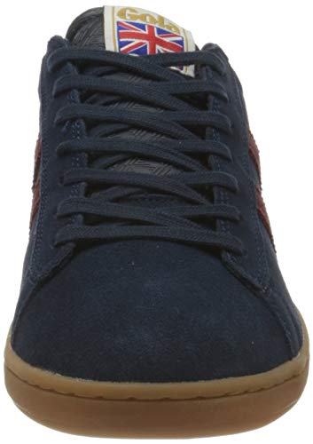 Image of Gola Equipe Suede - Sneakers for Men - Contrasting Wingflash - Heel Return - Durable Cupsole - Low Silhouette