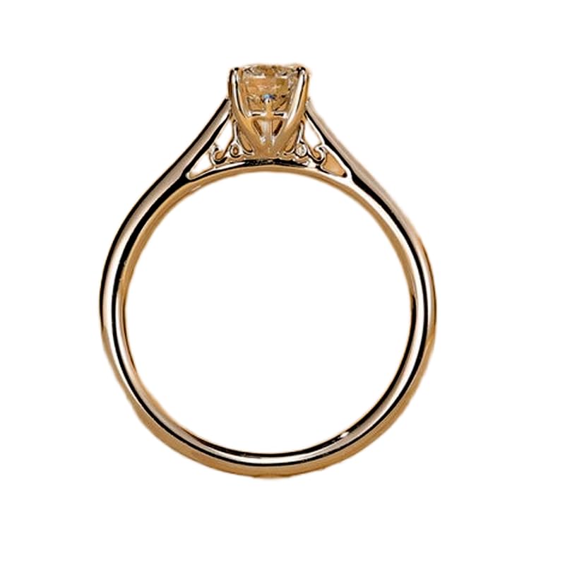 Bague solitaire en argent 925 et zircon cubique LK_DHR_0852