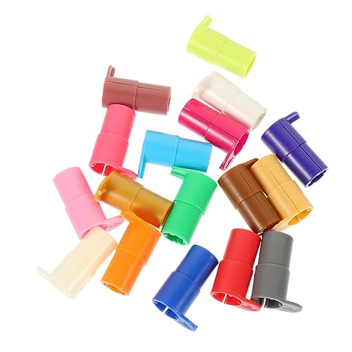 Lurrose 17-Piece Pen Adapter Set for Colorful Plastic Cutting Machine Pen Holders